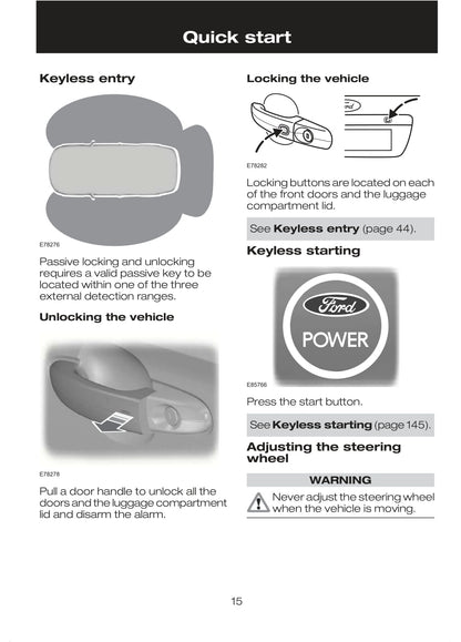 2007-2008 Ford C-Max/Grand-C-Max Owner's Manual | English