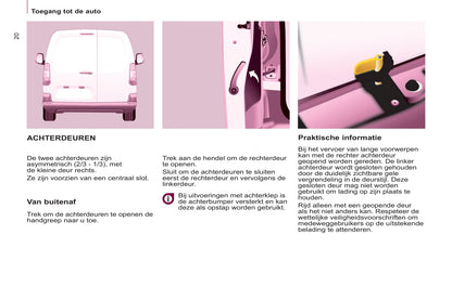 2011-2012 Peugeot Partner Bedienungsanleitung | Niederländisch