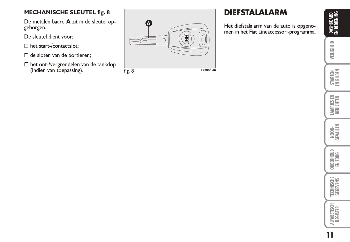 2006-2007 Fiat Grande Punto Bedienungsanleitung | Niederländisch