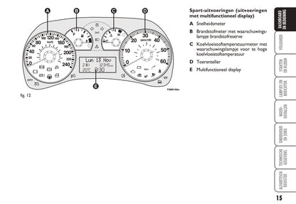 2006-2007 Fiat Grande Punto Bedienungsanleitung | Niederländisch