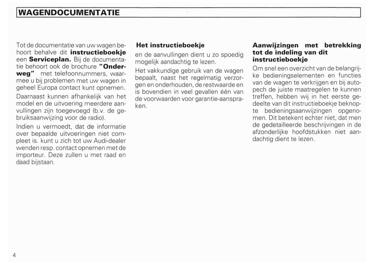 1994-2002 Audi A8/S8 Gebruikershandleiding | Nederlands