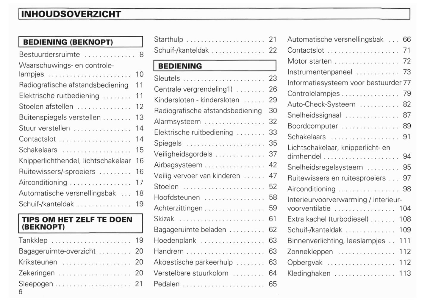 1994-2002 Audi A8/S8 Gebruikershandleiding | Nederlands