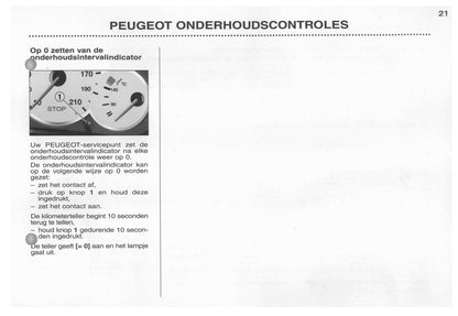 2003-2004 Peugeot 206 CC Bedienungsanleitung | Niederländisch