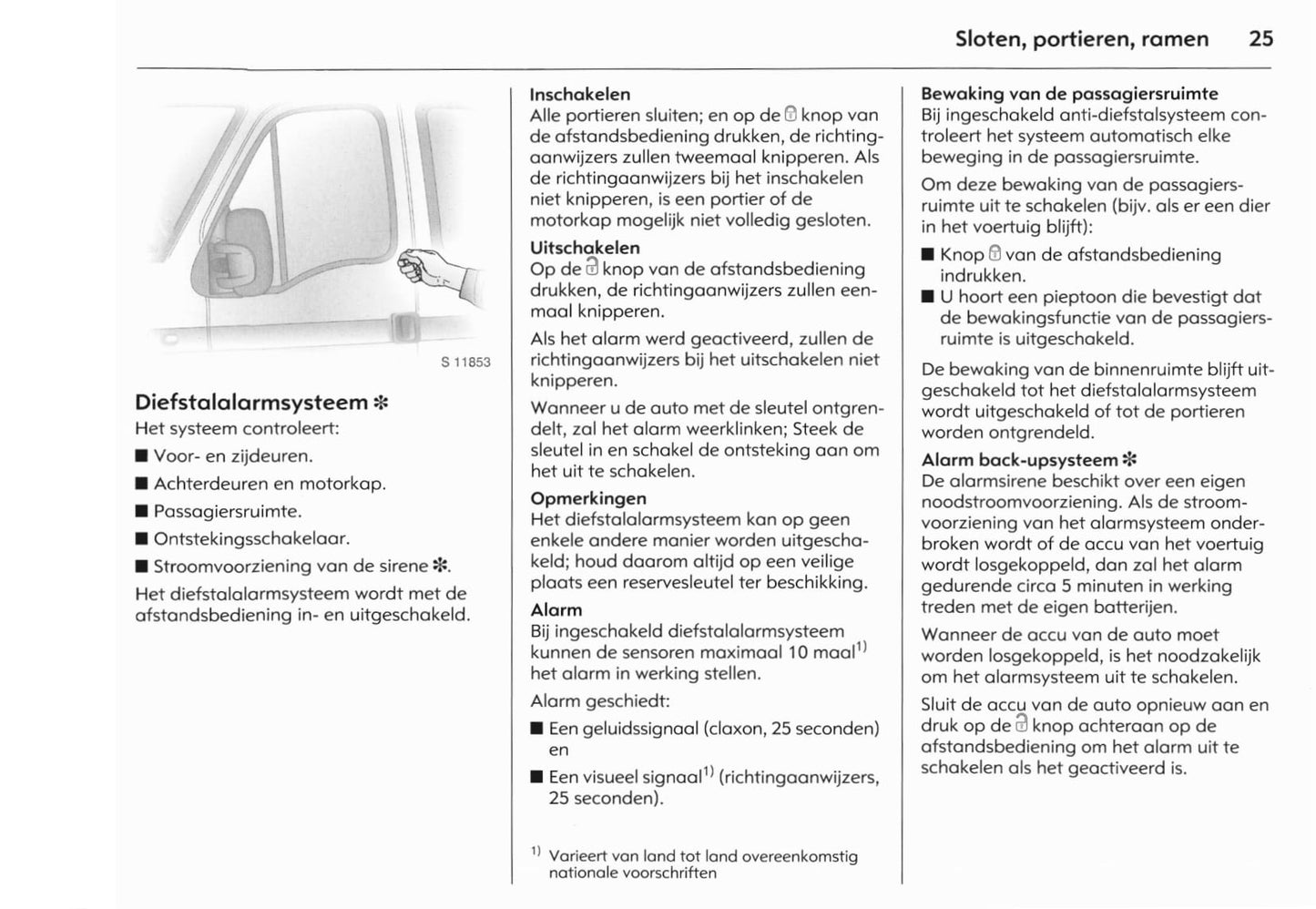 2006-2010 Opel Movano Owner's Manual | Dutch