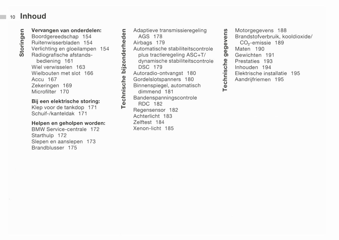 2000-2001 BMW 3 Series Owner's Manual | Dutch