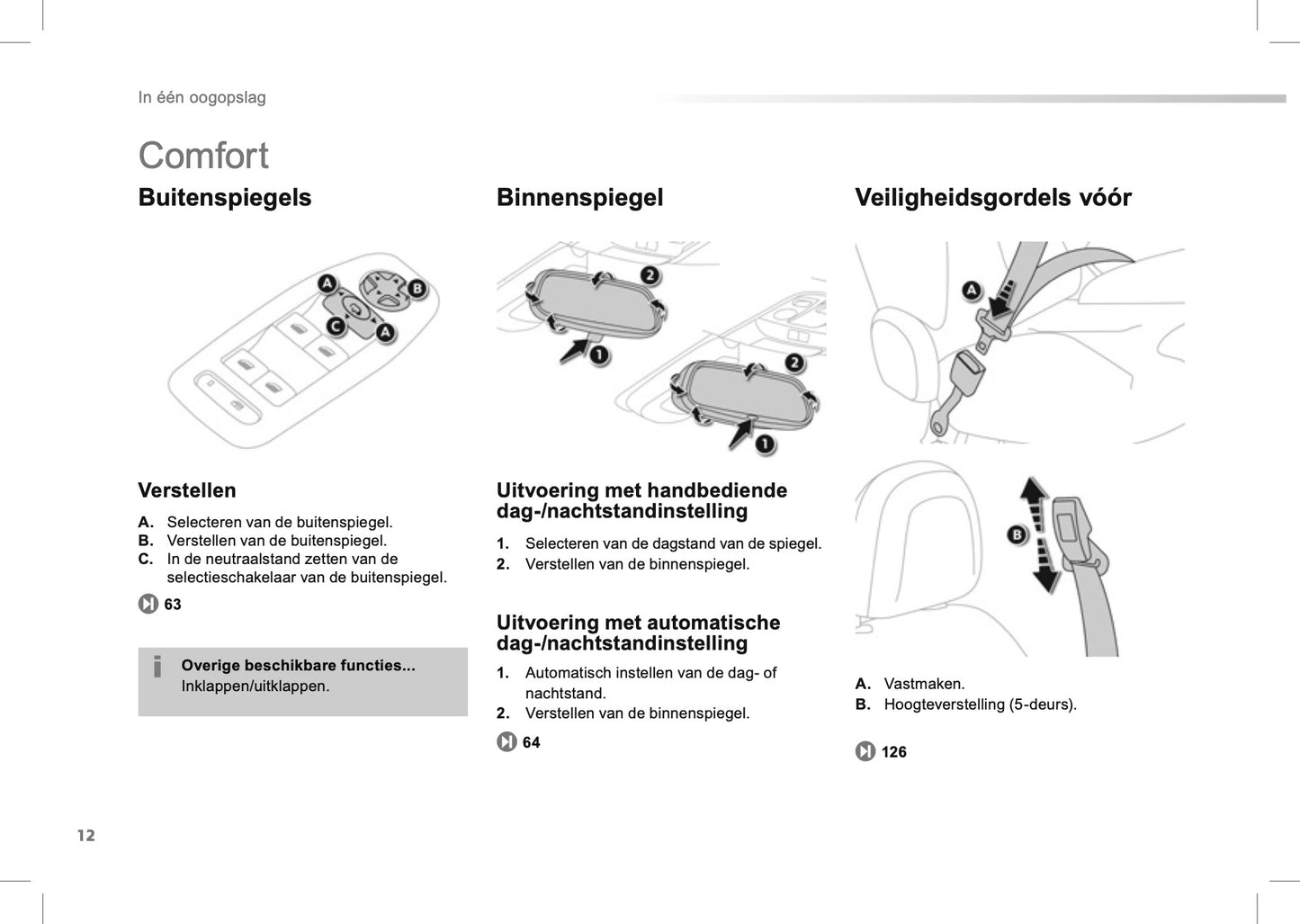 2012-2013 Peugeot 208 Bedienungsanleitung | Niederländisch