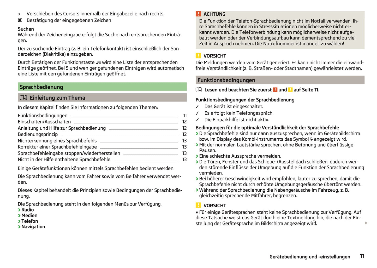 Skoda Amundsen Und Bolero Infotainment Bedienungsanleitung 2015