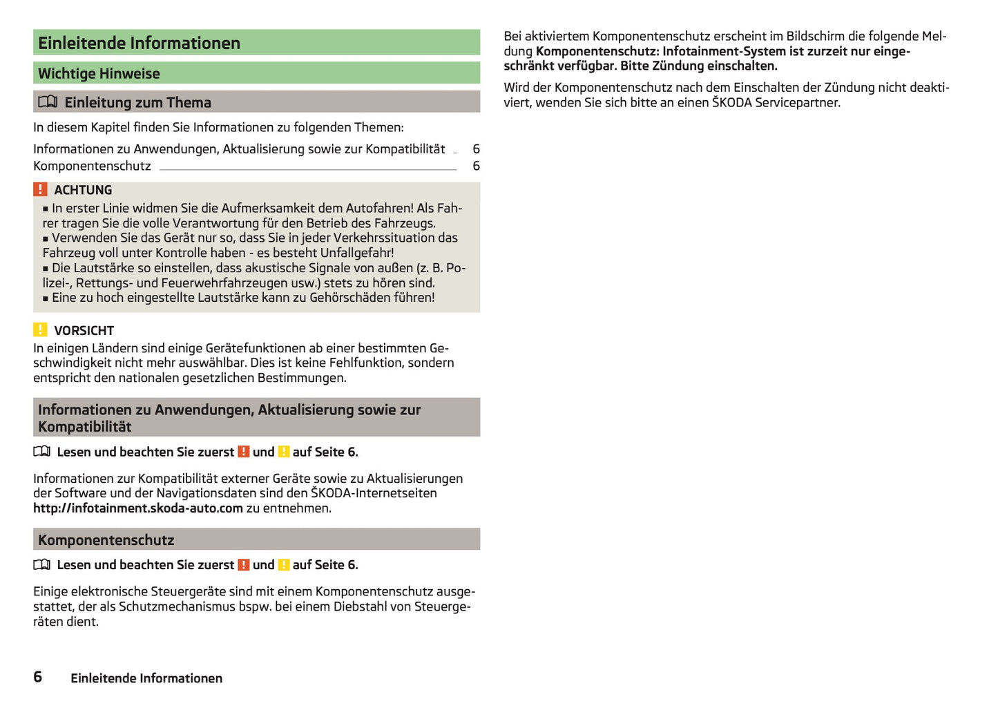 Skoda Amundsen Und Bolero Infotainment Bedienungsanleitung 2015