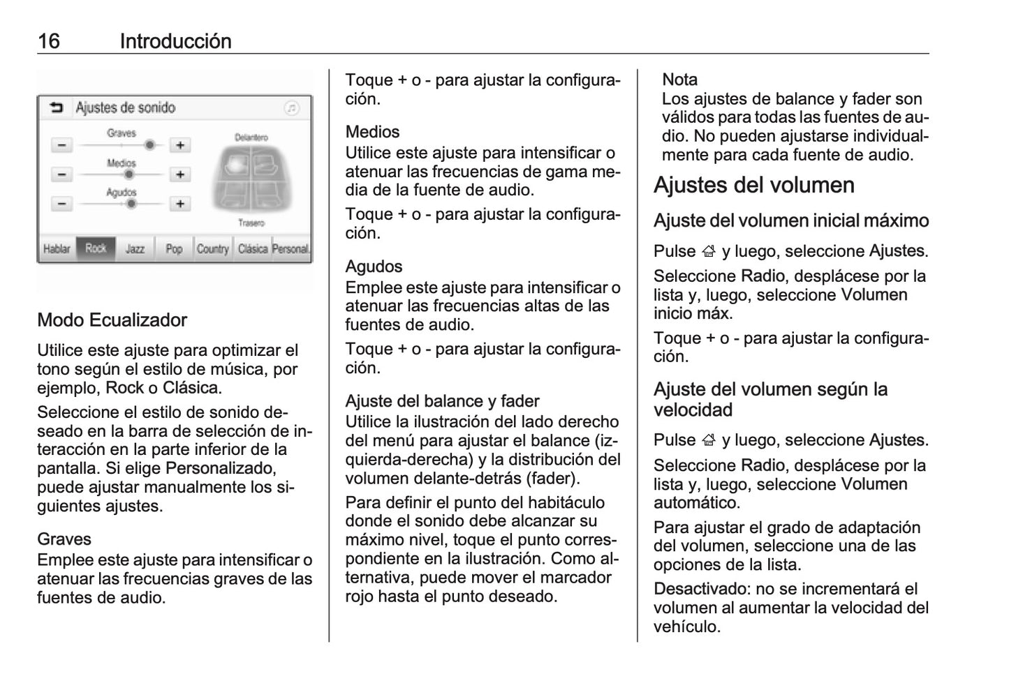 Opel Adam Manual de infoentretenimiento 2013 - 2017