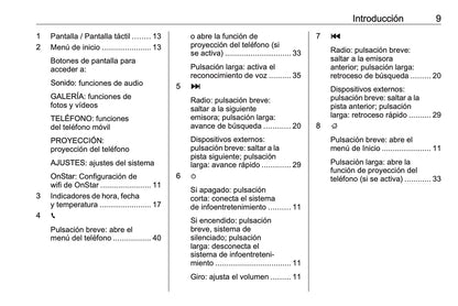 Opel Adam Manual de infoentretenimiento 2013 - 2017