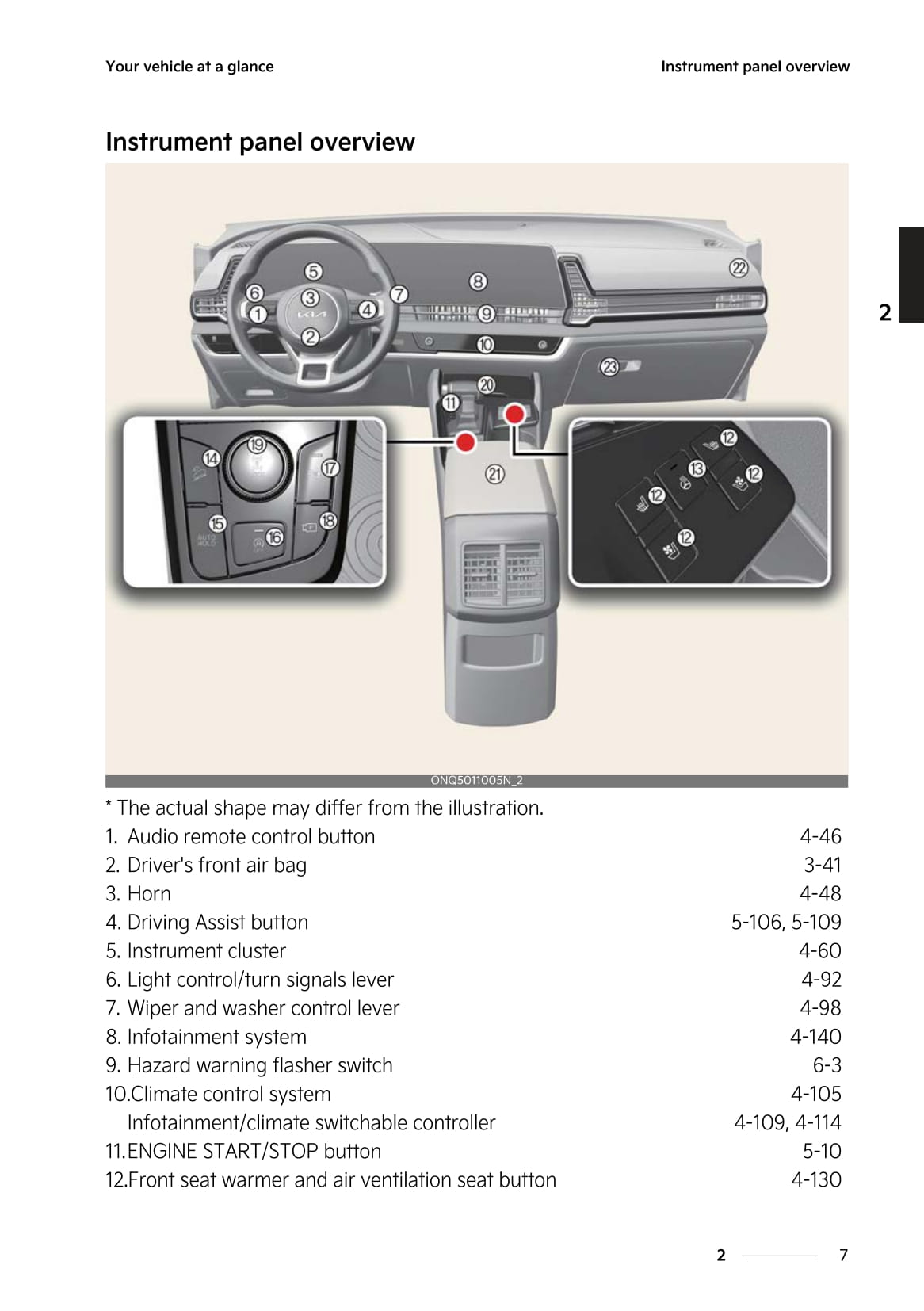 2022-2023 Kia Sportage Manuel du propriétaire | Anglais