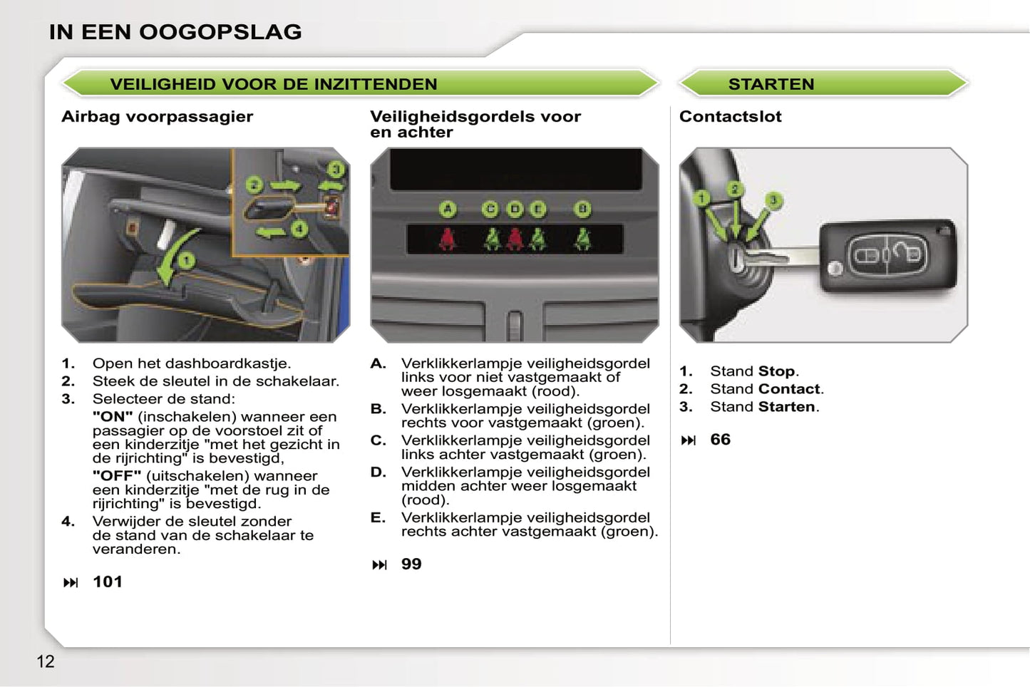 2005-2006 Peugeot 207 Gebruikershandleiding | Nederlands