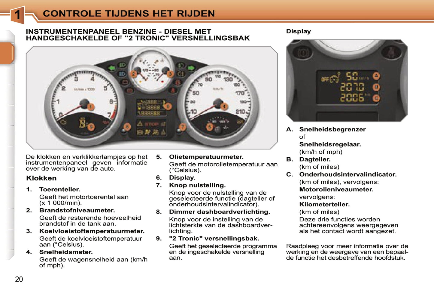 2005-2006 Peugeot 207 Gebruikershandleiding | Nederlands