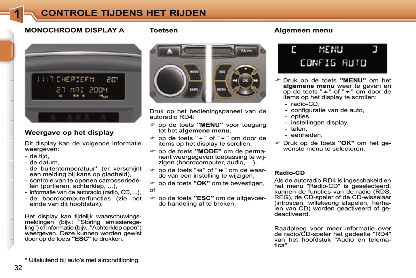 2005-2006 Peugeot 207 Gebruikershandleiding | Nederlands