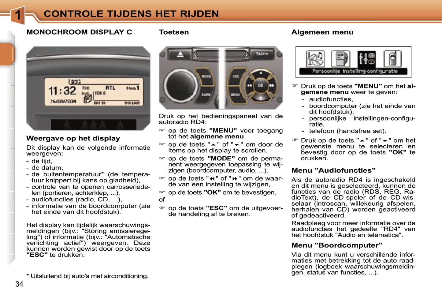 2005-2006 Peugeot 207 Gebruikershandleiding | Nederlands