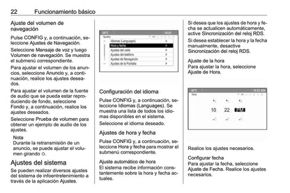 Opel Meriva Manual de infoentretenimiento 2014 - 2017