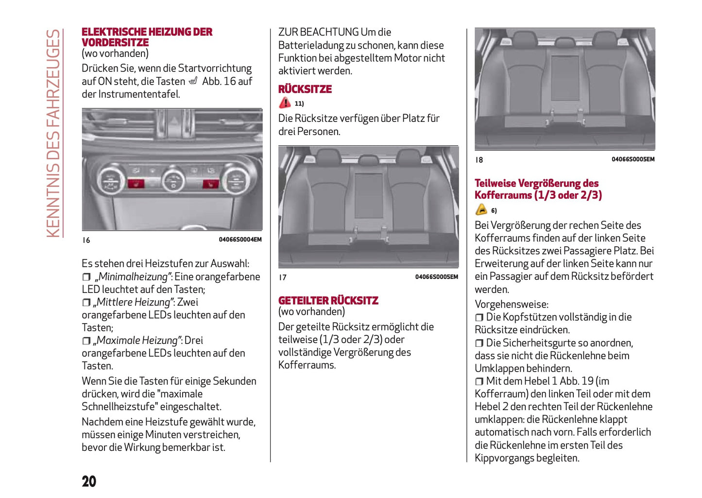 2016-2017 Alfa Romeo Giulia Owner's Manual | German