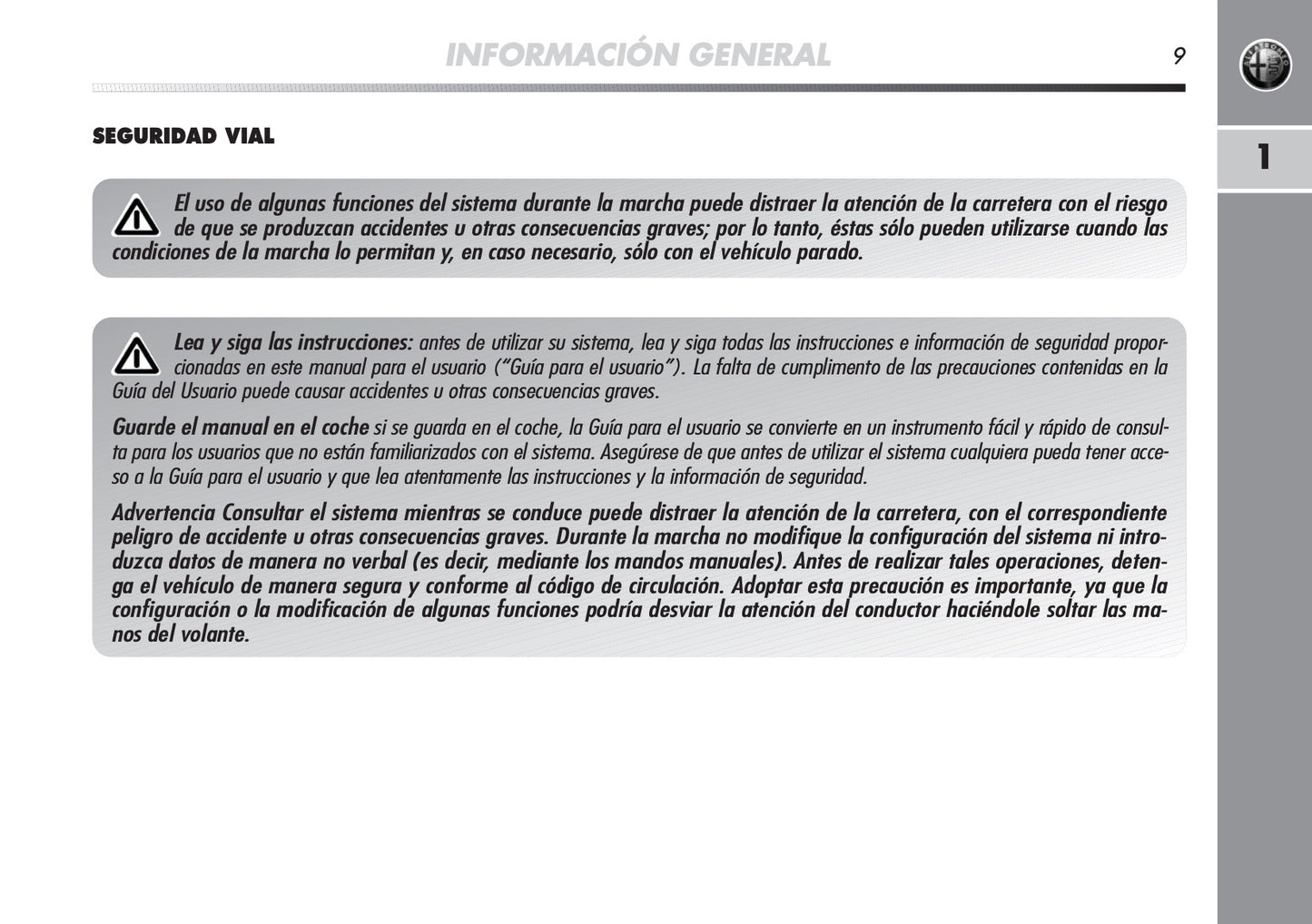 Alfa Romeo Mito Blue&Me en Combinación Con Radio nav Instrucciones 2010 - 2012