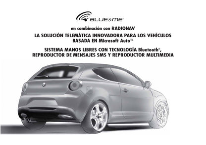 Alfa Romeo Mito Blue&Me en Combinación Con Radio nav Instrucciones 2010 - 2012