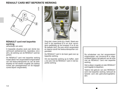 2008-2009 Renault Mégane Bedienungsanleitung | Niederländisch