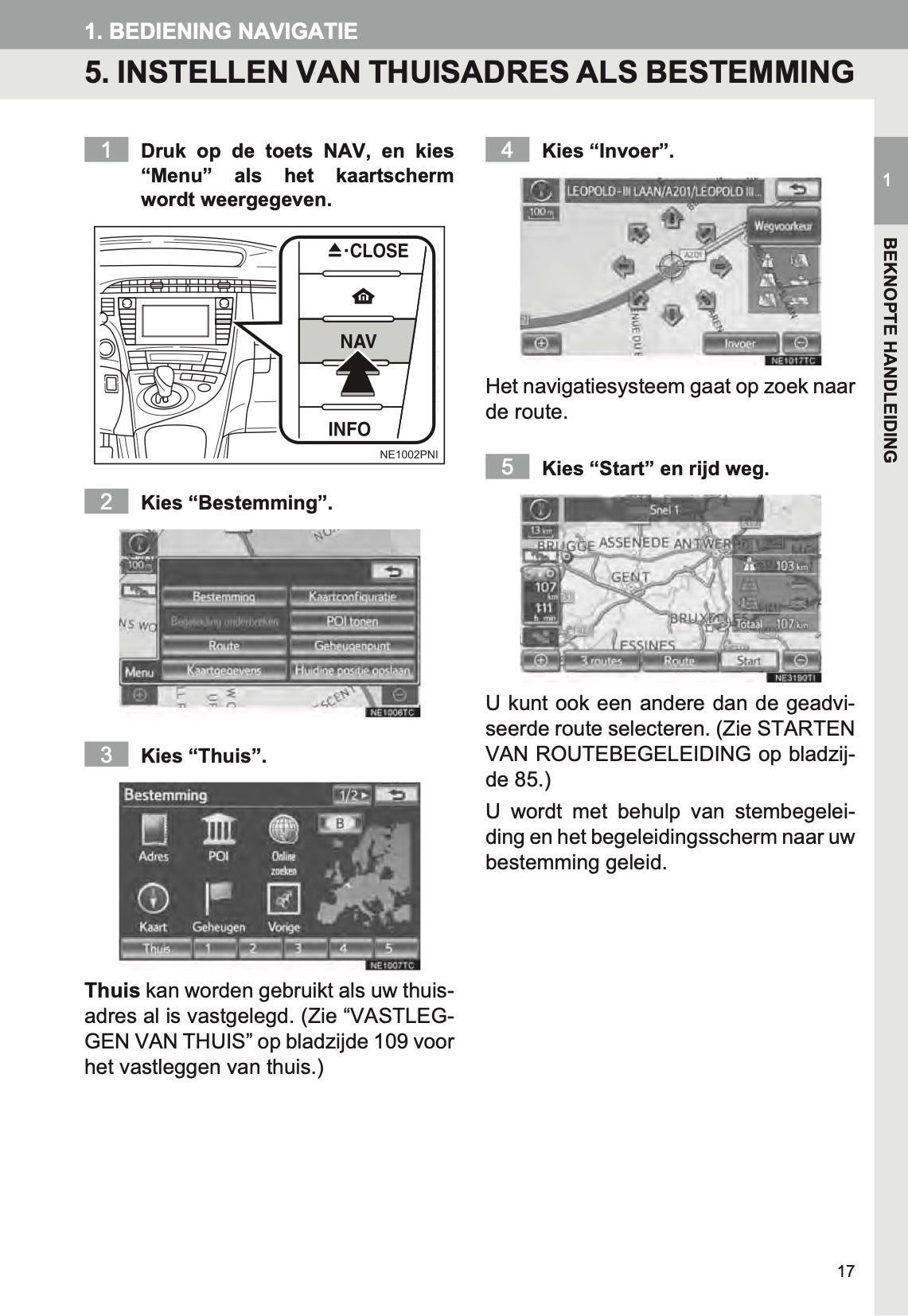 Toyota Prius Touch Pro Navigatiesysteem Handleiding 2012