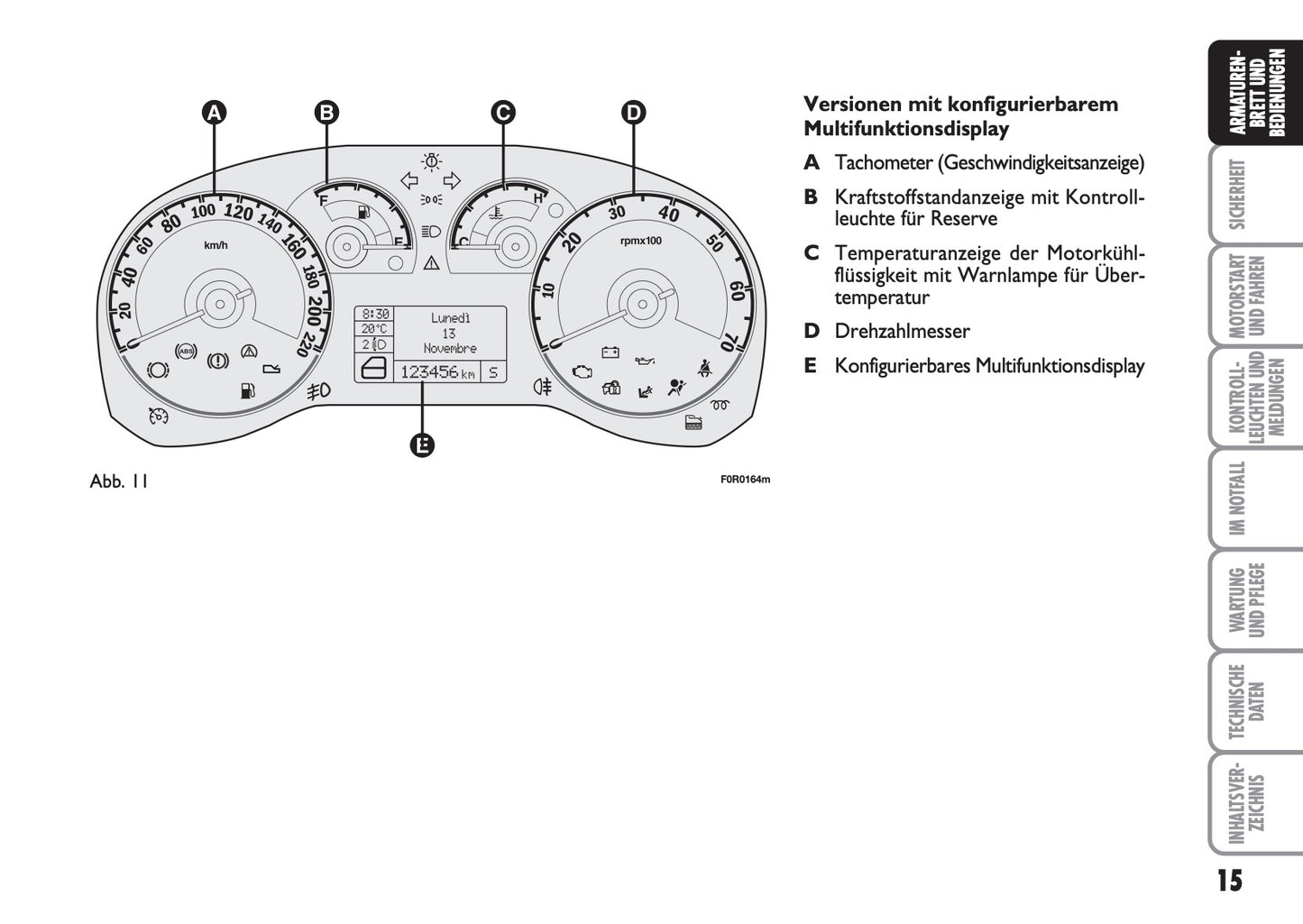 2013-2014 Fiat Linea Owner's Manual | German