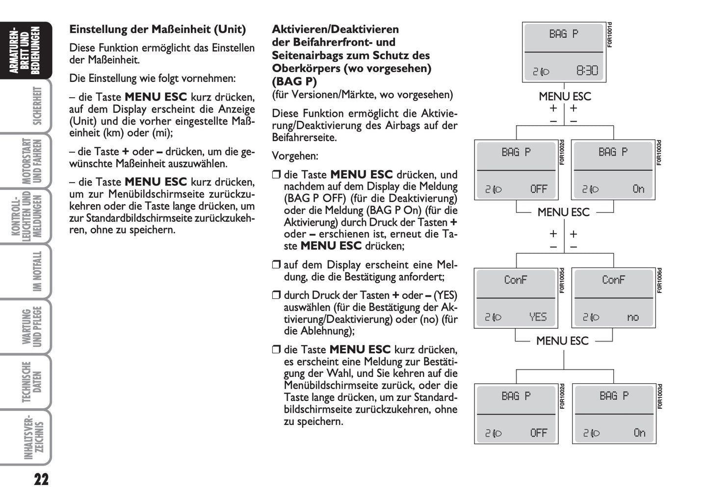 2013-2014 Fiat Linea Owner's Manual | German