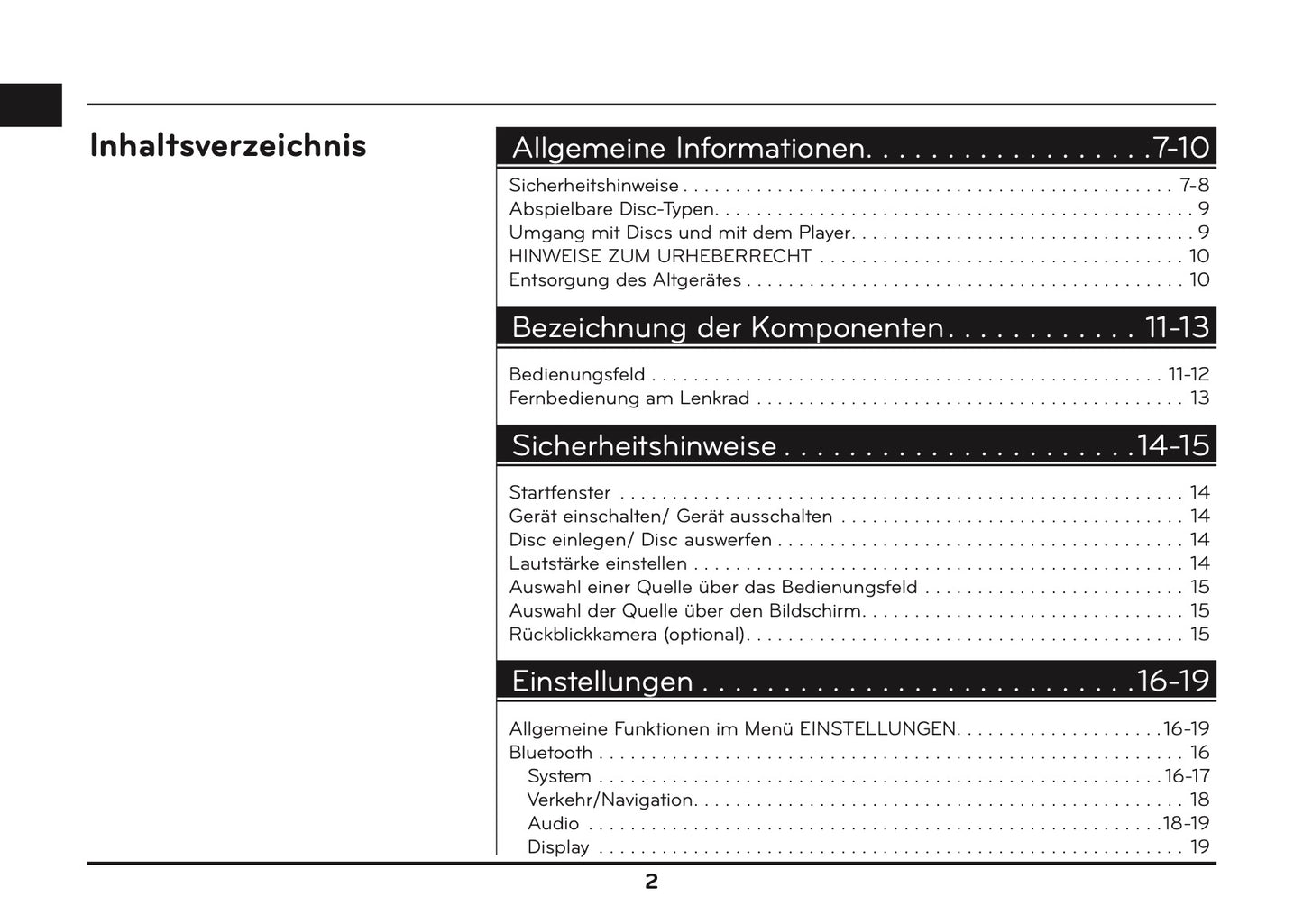 Hyundai Santa Fe Audio- & Navigationssystem Bedienungsanleitung 2010