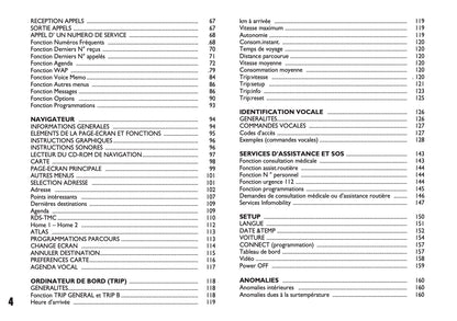 Fiat Stilo Connect Nav+  Guide d'utilisation 2004 - 2018