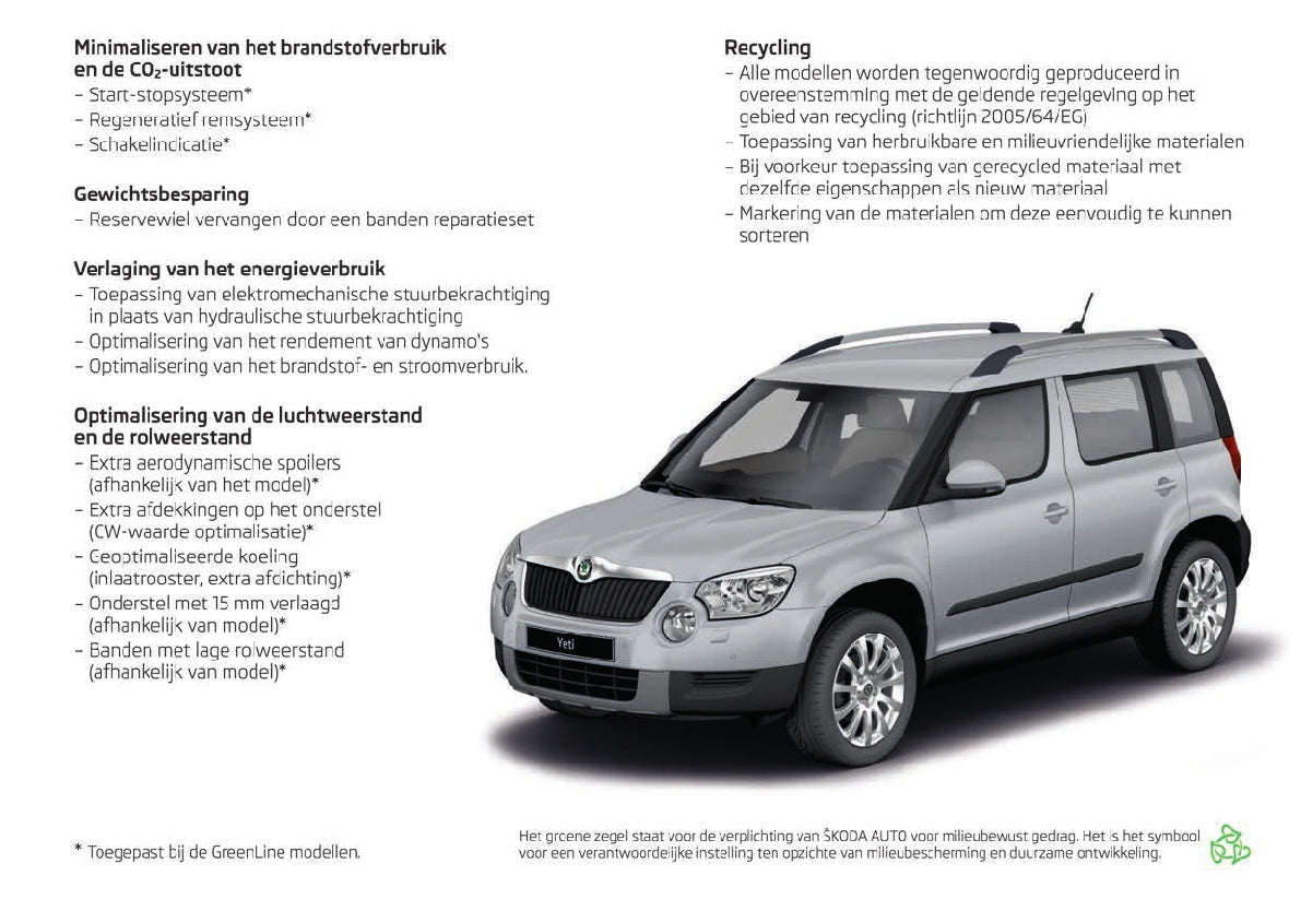 2012-2013 Skoda Yeti Gebruikershandleiding | Nederlands