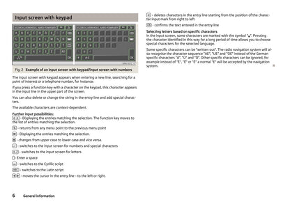 Skoda Navigation System Columbus Owner's Manual 2012