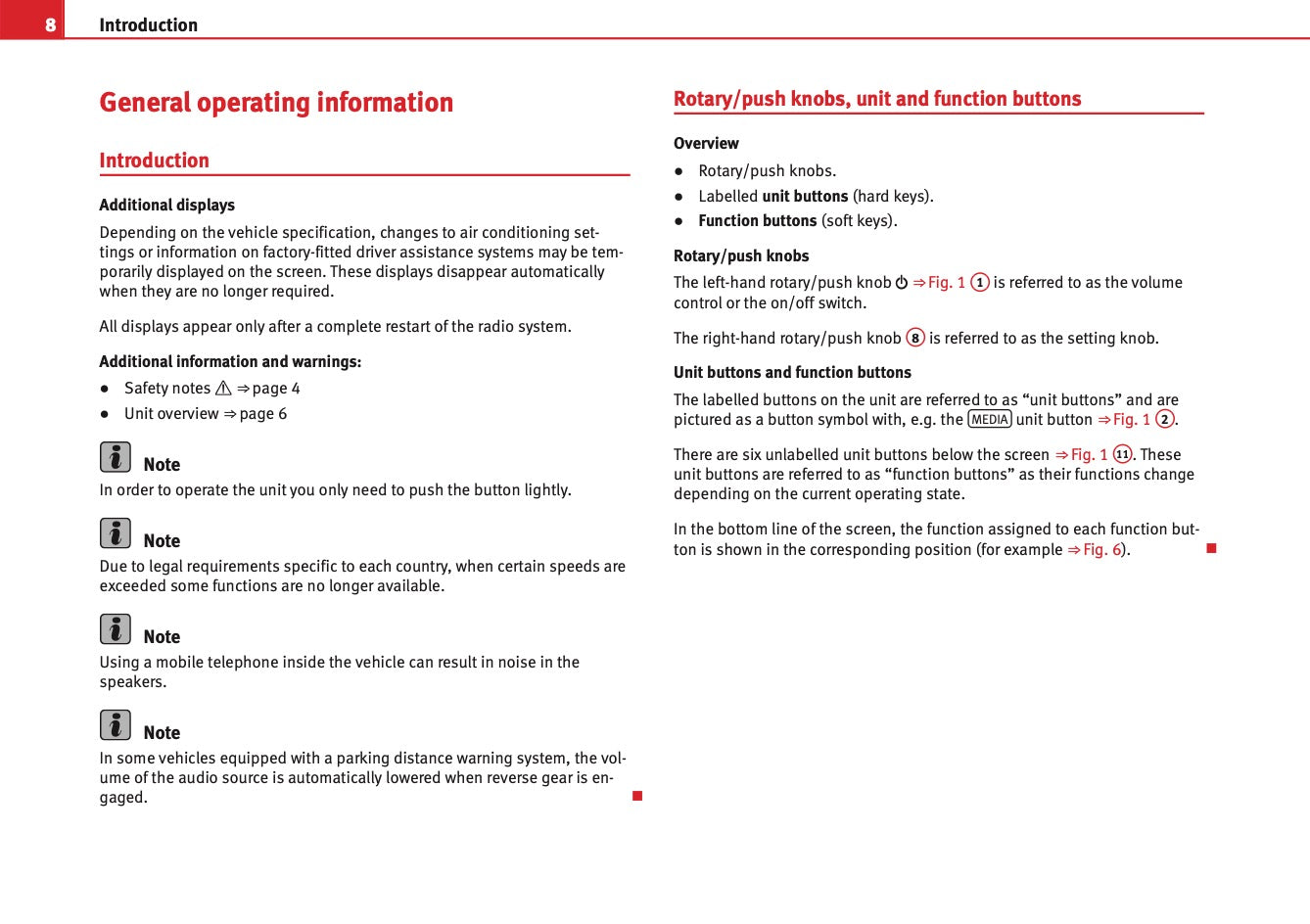 Seat Sound System 1.X Owners Manual