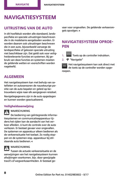 Mini Navigatie, Entertainment & Communicatie Handleiding 2018 - 2021