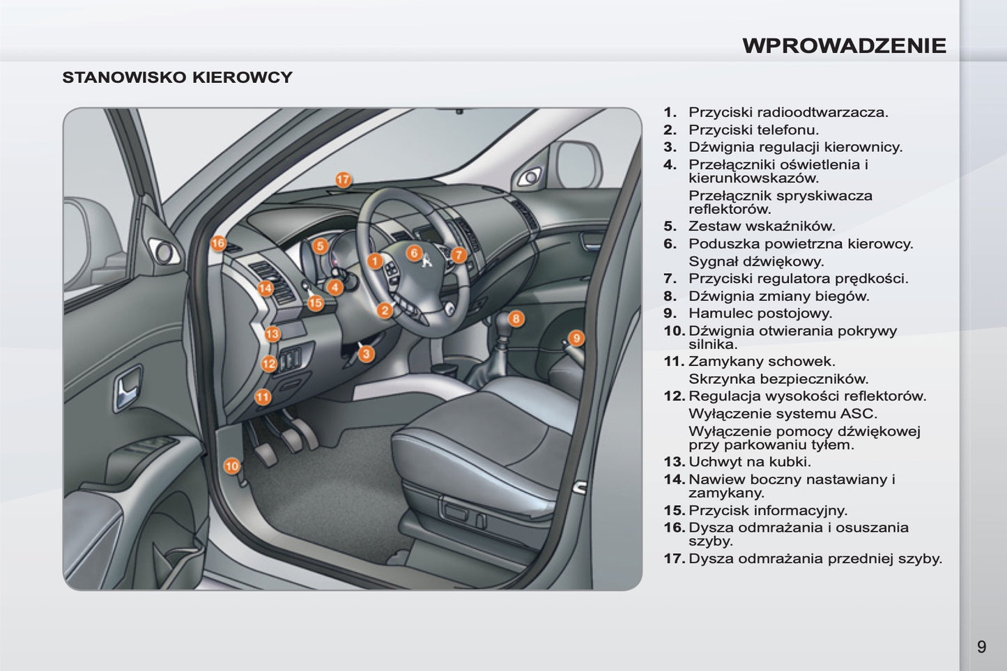 2011-2012 Peugeot 4007 Manuel du propriétaire | Polonais