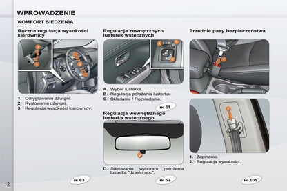 2011-2012 Peugeot 4007 Manuel du propriétaire | Polonais