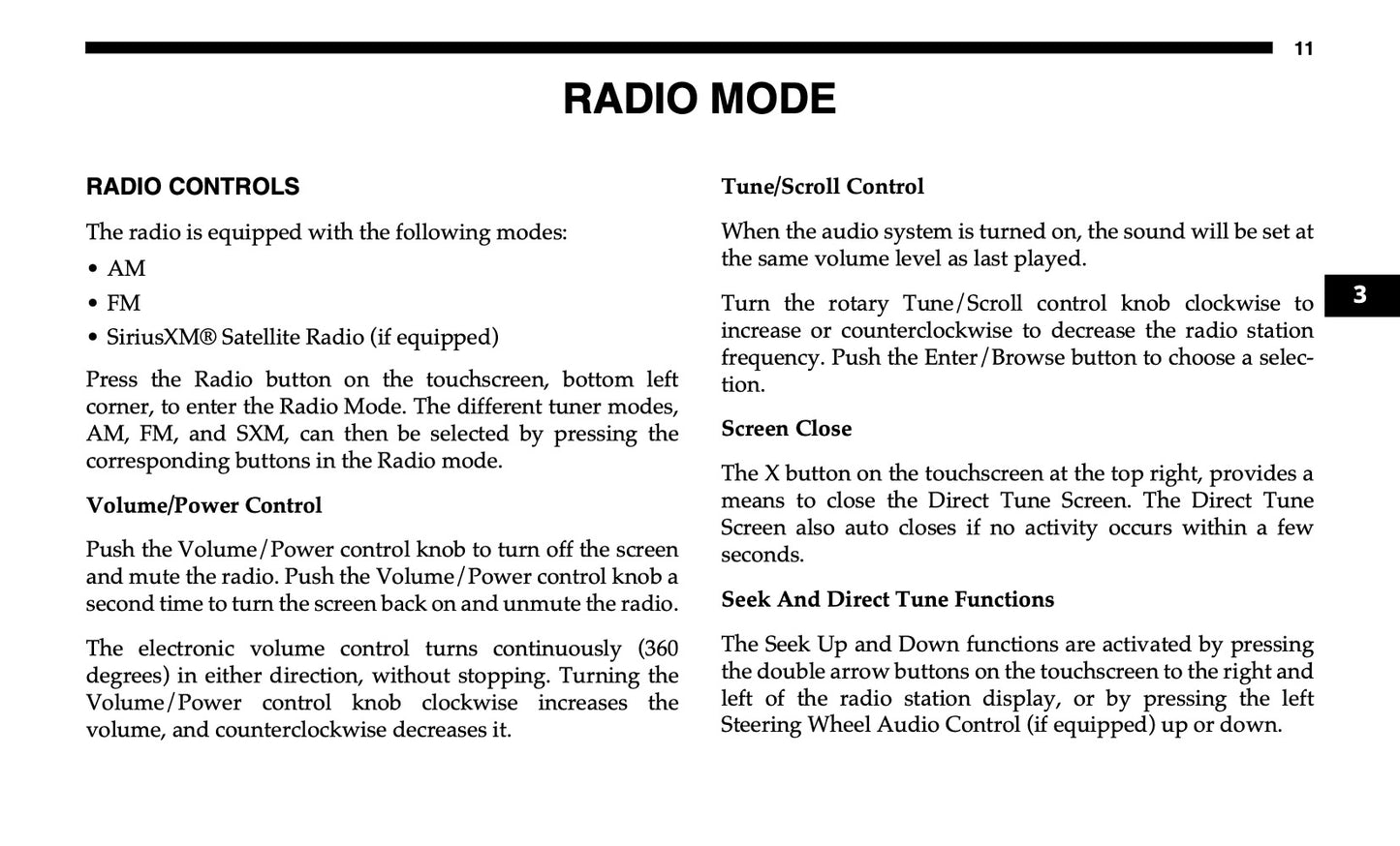 Uconnect 4 With 7-Inch Display Owner's Manual