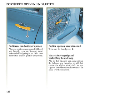 2001-2005 Renault Laguna Manuel du propriétaire | Néerlandais