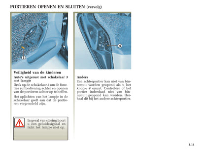 2001-2005 Renault Laguna Manuel du propriétaire | Néerlandais