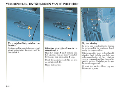 2001-2005 Renault Laguna Manuel du propriétaire | Néerlandais