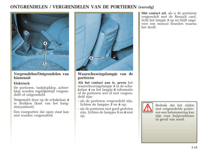 2001-2005 Renault Laguna Manuel du propriétaire | Néerlandais