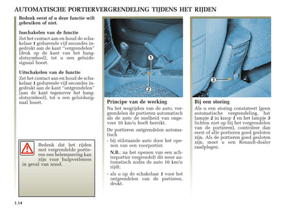 2001-2005 Renault Laguna Manuel du propriétaire | Néerlandais