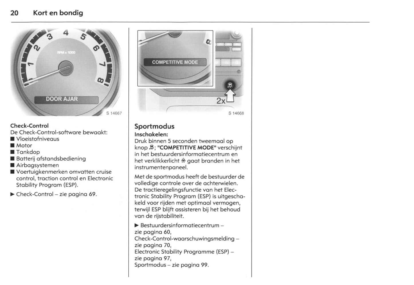 2007-2009 Opel GT Bedienungsanleitung | Niederländisch