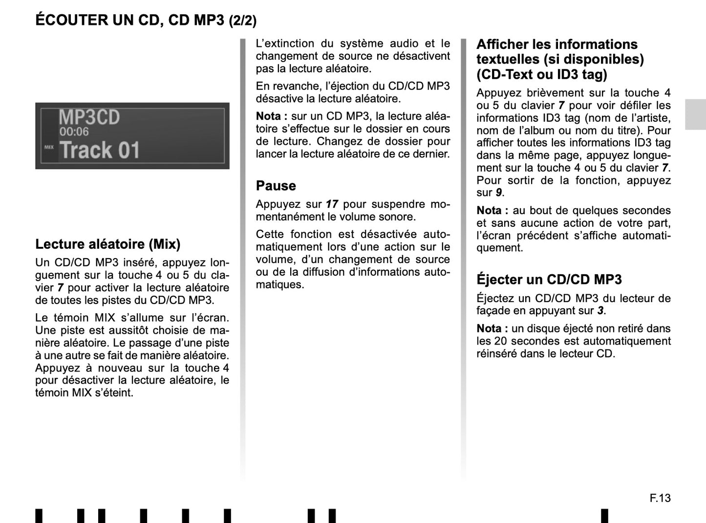 Renault Radio Classic de Instrucciones 2016