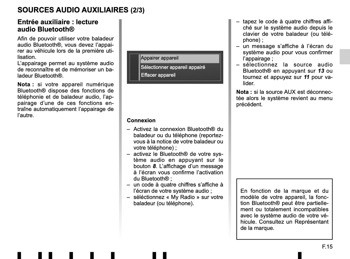 Renault Radio Classic de Instrucciones 2016