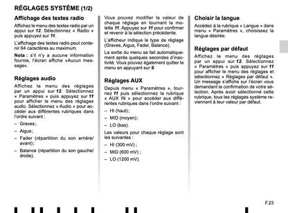 Renault Radio Classic de Instrucciones 2016