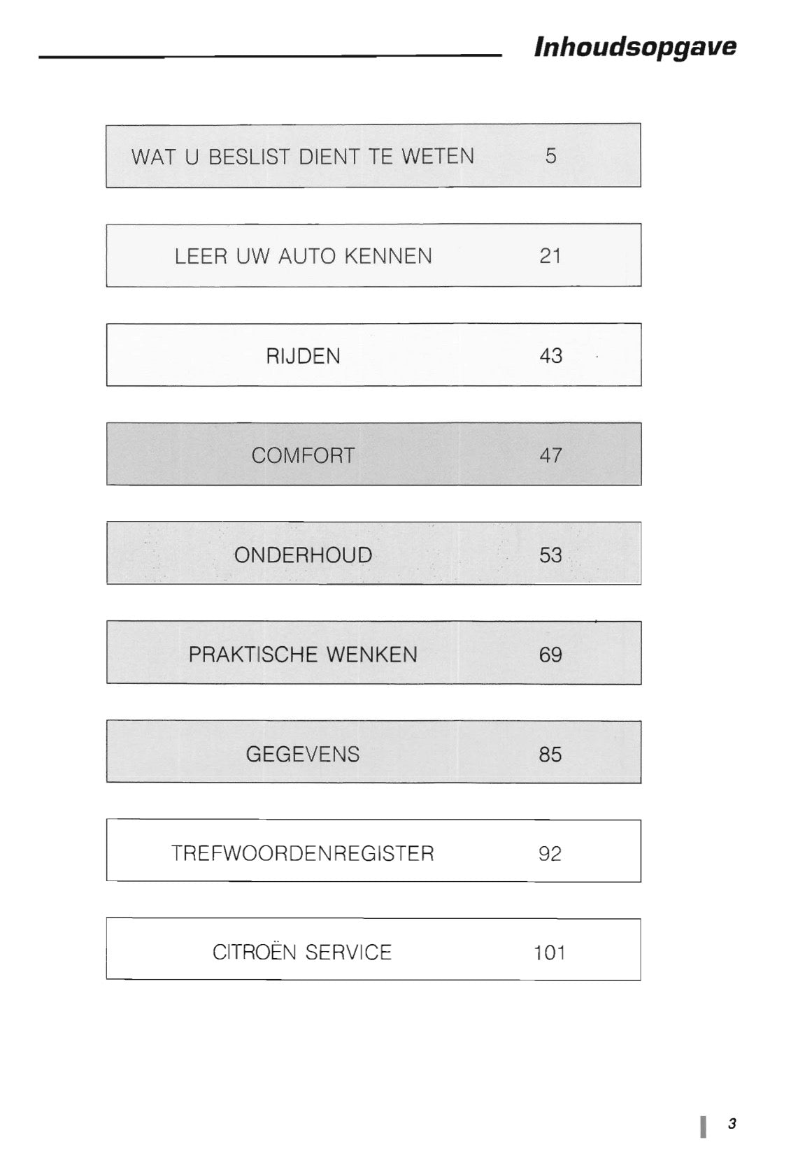 1997-1998 Citroën C15 Gebruikershandleiding | Nederlands