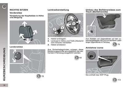 2012-2013 Peugeot 3008 HYbrid4 Bedienungsanleitung | Deutsch