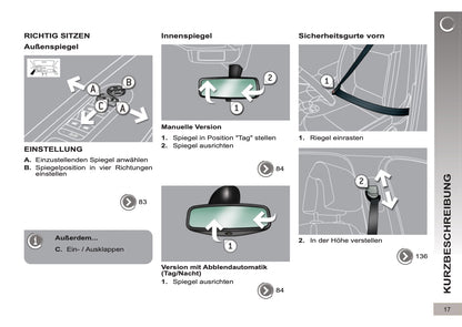 2012-2013 Peugeot 3008 HYbrid4 Bedienungsanleitung | Deutsch