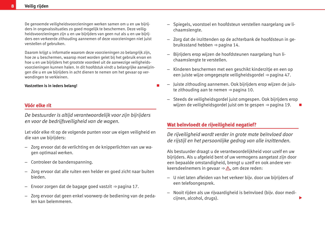 2009-2015 Seat Altea XL Gebruikershandleiding | Nederlands