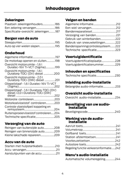 2011-2012 Ford C-Max/Grand-C-Max Gebruikershandleiding | Nederlands